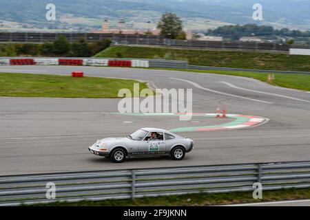 melk, autriche, 03 septembre 2015, opel gt coupé au wachau classic, compétition pour les voitures d'époque Banque D'Images