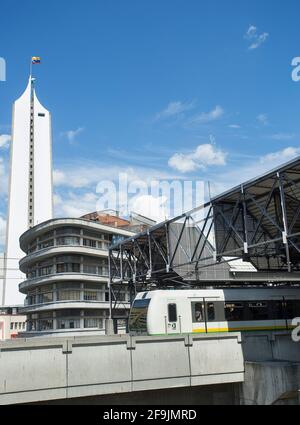 Medellin, Antioquia / Colombie - 03 août 2017. Transports en commun dans la ville Banque D'Images