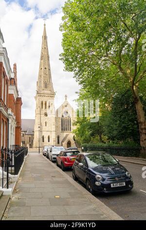 Juillet 2020. Londres. Église arménienne de St Yeghiche, Londres, Angleterre Banque D'Images