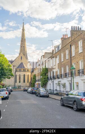 Juillet 2020. Londres. Église arménienne de St Yeghiche, Londres, Angleterre Banque D'Images