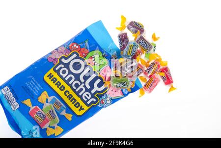 Sac de friandises rigide Jolly Rancher Banque D'Images