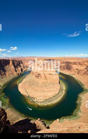 Virage en fer à cheval. Fleuve Colorado. Page. Arizona. ÉTATS-UNIS Banque D'Images