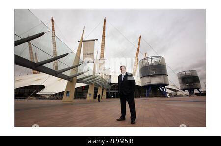 David Campbell, président et chef de la direction d'AEG, à l'O2.photographie de David Sandison The Independent Banque D'Images