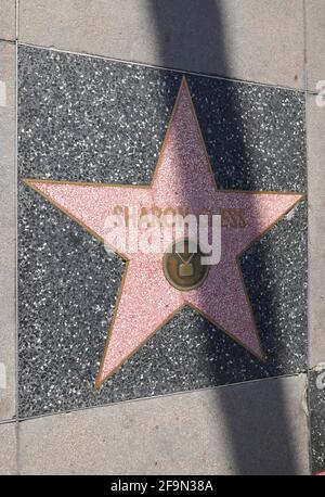 Hollywood, Californie, États-Unis 17 avril 2021 UNE vue générale de l'atmosphère de l'actrice Sharon Gless Star sur le Hollywood Walk of Fame le 17 avril 2021 à Hollywood, Californie, États-Unis. Photo par Barry King/Alay stock photo Banque D'Images