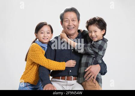 Famille heureuse Banque D'Images