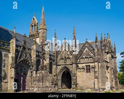 Notre Dame de Folgoët, Finistère, Bretagne, Banque D'Images