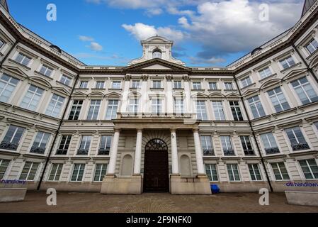 Varsovie, Pologne.Palais Jablonowski.La façade du bâtiment Citi Handlowy.Maison de courtage de la banque Handlowy Banque D'Images