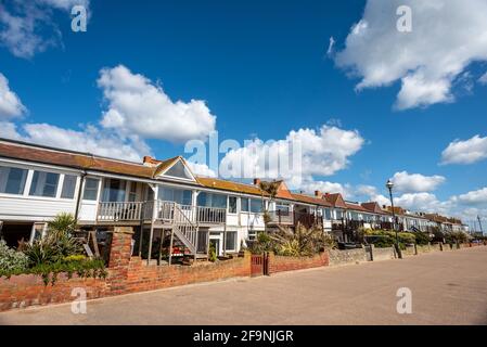 Bexhill, 6 avril 2021 : logement en bord de mer à Bexhill-on-Sea Banque D'Images