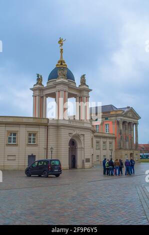 bâtiment monumental de l'église nicolai kirche - nicholas à potsdam Banque D'Images