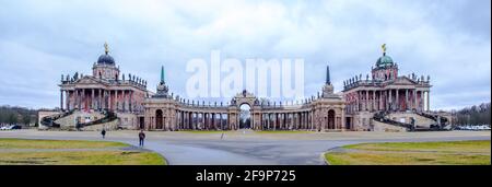 complexe de bâtiments appartenant à l'université de potsdam dans le parc de sanssouci en allemagne. Banque D'Images