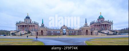 complexe de bâtiments appartenant à l'université de potsdam dans le parc de sanssouci en allemagne. Banque D'Images