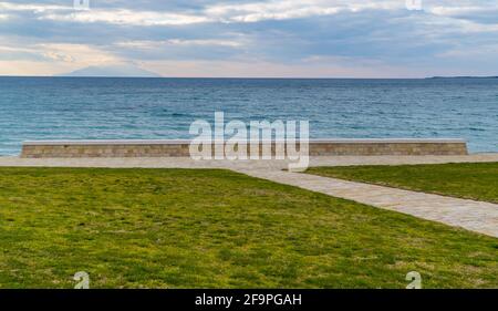 Memorial sur la plage d'Anzac sur la péninsule de Gallipoli près de Canakkale, Turquie Banque D'Images