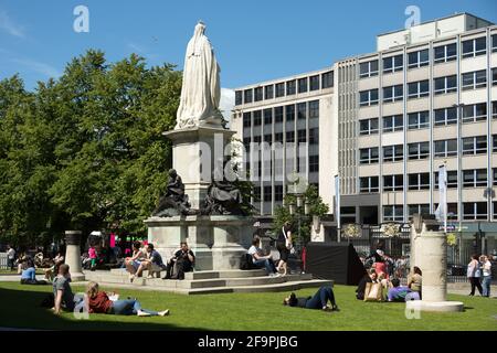 14.07.2019, Belfast, Irlande du Nord, Royaume-Uni - le Titanic Memorial Garden, sur le terrain de l'hôtel de ville à Donegall Square. 00A190714D418CARO Banque D'Images