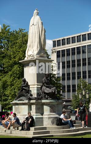 14.07.2019, Belfast, Irlande du Nord, Royaume-Uni - le Titanic Memorial Garden, sur le terrain de l'hôtel de ville à Donegall Square. 00A190714D419CARO Banque D'Images