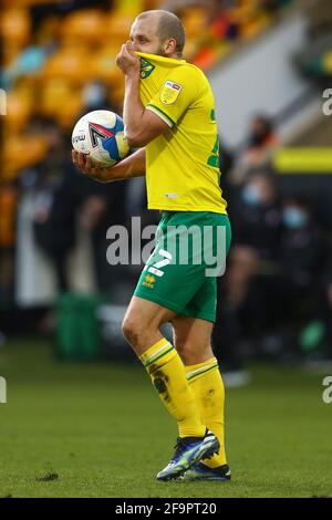 Teemu Pukki de Norwich City - Norwich City v Rotherham United, Sky Bet Championship, Carrow Road, Norwich, Royaume-Uni - 20 février 2021 utilisation éditoriale uniquement - des restrictions DataCo s'appliquent Banque D'Images