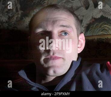 ENGLAND RUGBY PRESS CONFF AU PENNYHILL PARK HOTEL BEN KAY ROBINSON 22/2/2005 CODE BXVRUGBY ANGLETERRE Banque D'Images