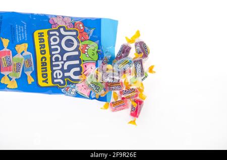 Sac de friandises rigide Jolly Rancher Banque D'Images