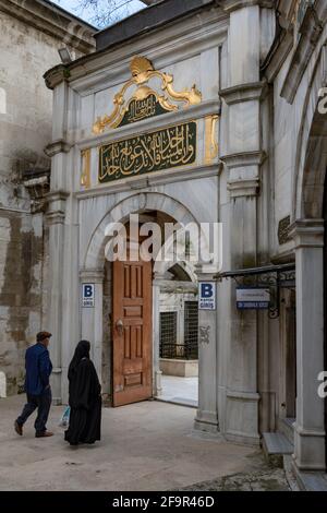 La mosquée Eyüp Sultan à Istanbul, Turquie Banque D'Images