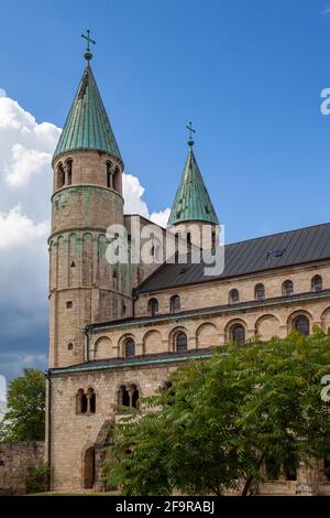 Gernrode im Harz Stiftskirche St. Cyriakus Banque D'Images