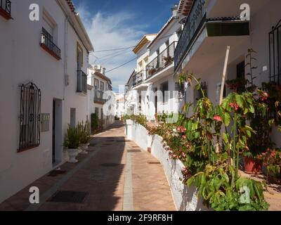 Benalmadena Pueblo, province de Malaga, Andalousie, Espagne. Banque D'Images