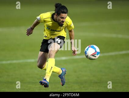 Ryan Edwards de Burton Albion lors du match de la Sky Bet League One au stade Pirelli, Burton Upon Trent. Date de la photo: Mardi 20 avril 2021. Banque D'Images