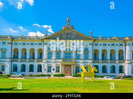 Le Palais de Krasinski à Varsovie, Pologne Banque D'Images