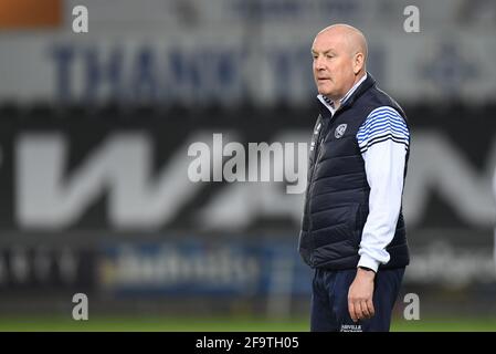 Mark Warburton directeur des Queens Park Rangers pendant le match Banque D'Images