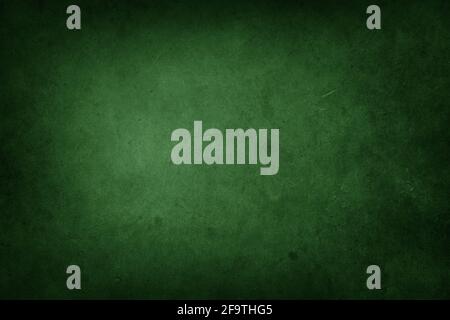 Mur en béton vert. Bords sombres Banque D'Images