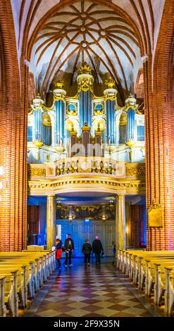 STOCKHOLM, SUÈDE, 18 AOÛT 2016 : intérieur de Storkyrkan, Stockholm, Suède Banque D'Images