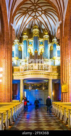 STOCKHOLM, SUÈDE, 18 AOÛT 2016 : intérieur de Storkyrkan, Stockholm, Suède Banque D'Images