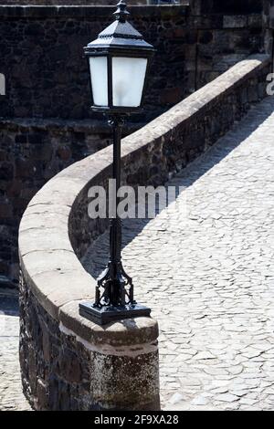 Détail d'une lampe dans le château de Stirling, Écosse Banque D'Images