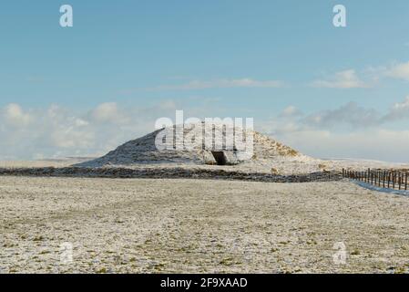 Tombeau néolithique de Maeshowe, îles Orcades Banque D'Images