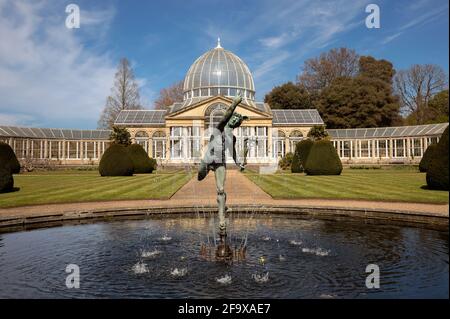 Syon Park, le Grand Conservatoire. Banque D'Images