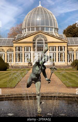 Syon Park, le Grand Conservatoire. Banque D'Images