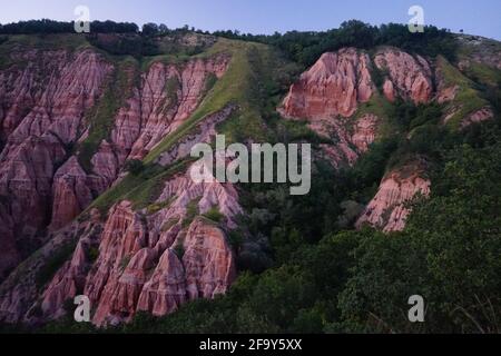 Red Ravine (Rapa Rosie) à Sunset Landscape Photography Banque D'Images