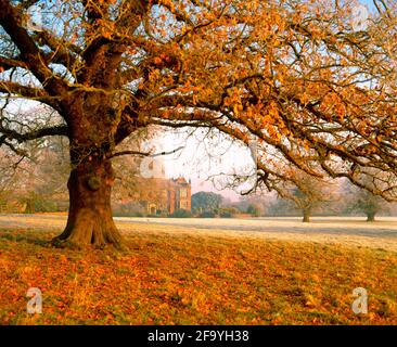 Royaume-Uni, Angleterre, Cheshire, Arley Hall and Gardens, automne Banque D'Images