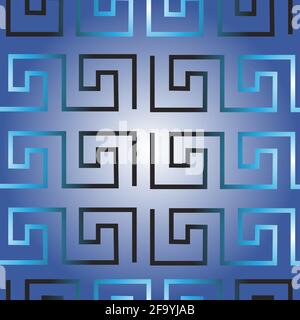 Un motif simple de lignes courbes noires et blanches. Illustration vectorielle sans couture. Illustration de Vecteur