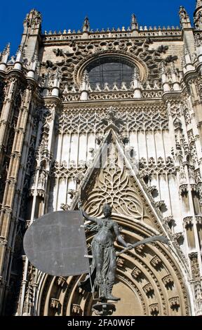 La Cathédrale de Séville, Espagne Banque D'Images