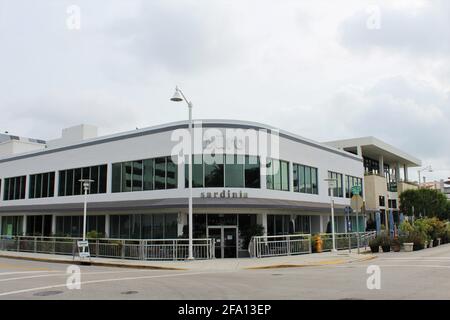 Extérieur du bâtiment Büro South Miami. Buro fournit un espace de travail partagé de pointe pour les entrepreneurs, les professionnels de la création et les petites entreprises. Banque D'Images