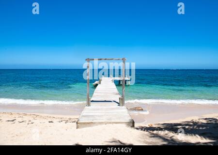 Camp Bay Beach, Playa Barbon à Roatan Banque D'Images