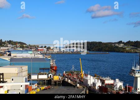 Port de Kodiak Alaska, États-Unis Banque D'Images