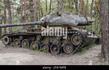 Panzer im Wald Banque D'Images