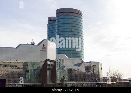 Siège de Rabobank à Utrecht Banque D'Images