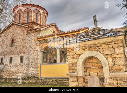 Monastère de Bachkovo, Bulgarie, HDR image Banque D'Images