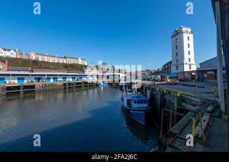 North Shields Fish Quay, Tyne and Wear, Royaume-Uni Banque D'Images