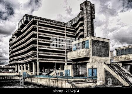 Parking Trinity Square, (« Get carter ») Banque D'Images