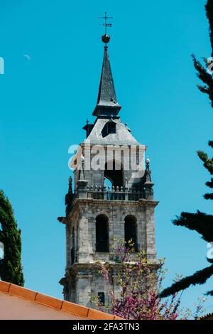 Tour de la cathédrale Magistral d'Alcala de Henares, Madrid. Banque D'Images