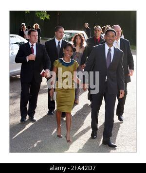 Dîner du 90e anniversaire de Nelson Mandela à Hyde Park..... Will Smithphotographie par David Sandison The Independent Banque D'Images