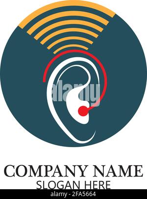 Logo Icône vecteur audience Modèle de conception Illustration de Vecteur