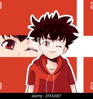 Manga Mignon Garcon Image Vectorielle Stock Alamy